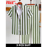 3 Piece 3D Suit with Free T-Shirt