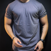 Stylish Men's Durable Plain Round Neck Tees