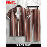3 Piece 3D Suit with Free T-Shirt