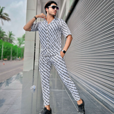 Stylish printed tracksuit for men (ST-10)