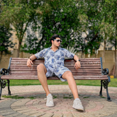 Short printed tracksuit for men (ST-03)