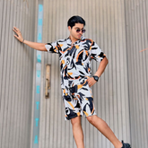 Short printed tracksuit for men (ST-13)