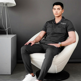 Black Men's Track Suits With Front Two Pockets Style