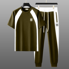 Raglan Style Tracksuit With Paneling Trouser