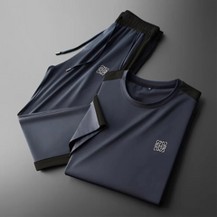 Men's Tracksuit with Shoulder Panel with Panning Trouser