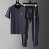 Men's Tracksuit with Shoulder Panel with Panning Trouser