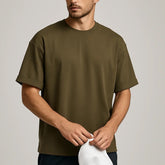 Essential Drop Shoulder Cotton Tee – Effortlessly Cool, All-Day Comfort