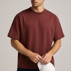 Essential Drop Shoulder Cotton Tee – Effortlessly Cool, All-Day Comfort