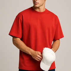 Essential Drop Shoulder Cotton Tee – Effortlessly Cool, All-Day Comfort