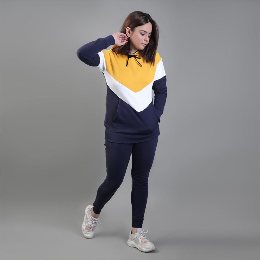 Blue and Yellow Tracksuit for Couple