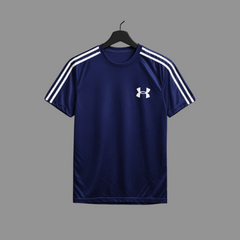 Bundle of dry fit round neck t-shirts  with shoulder strip and logo