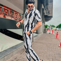 Stylish printed tracksuit for men (ST-07)