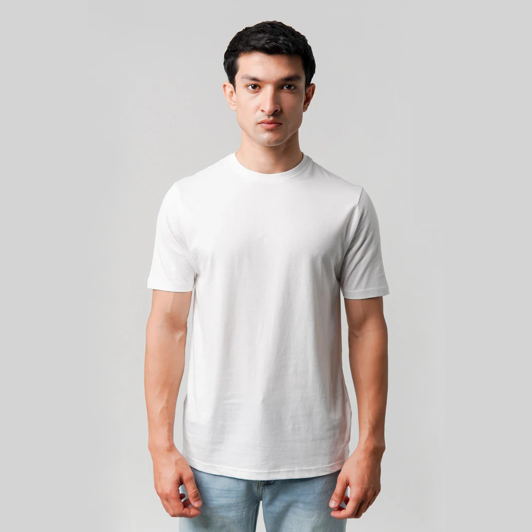Bundle of 5 Round Neck Basic Tees