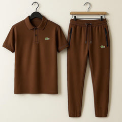 Classic Fit Piqué Polo track suit Breathable, Stylish & Versatile
