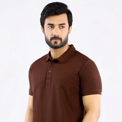 Polo T-Shirt - Chocolate Borwn