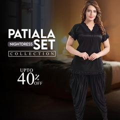 Patiala Set - Black