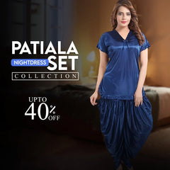 Patiala Set - Blue