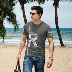 Men's Half Sleeves Printed T-shirt